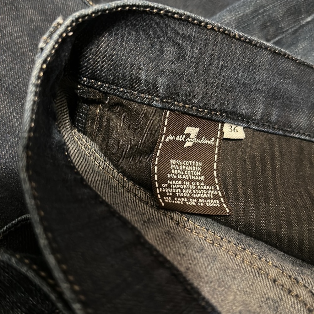 7 For All Mankind Men’s Standard Jeans - Picture 8 of 9